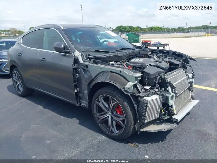 2021 Maserati Levante S Granlusso VIN: ZN661YULXMX372645 Lot: 42245612