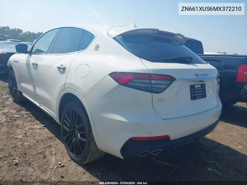 2021 Maserati Levante Gransport VIN: ZN661XUS6MX372210 Lot: 42638204