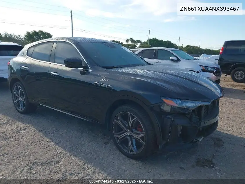 2022 Maserati Levante Gt VIN: ZN661XUA4NX393467 Lot: 41744245
