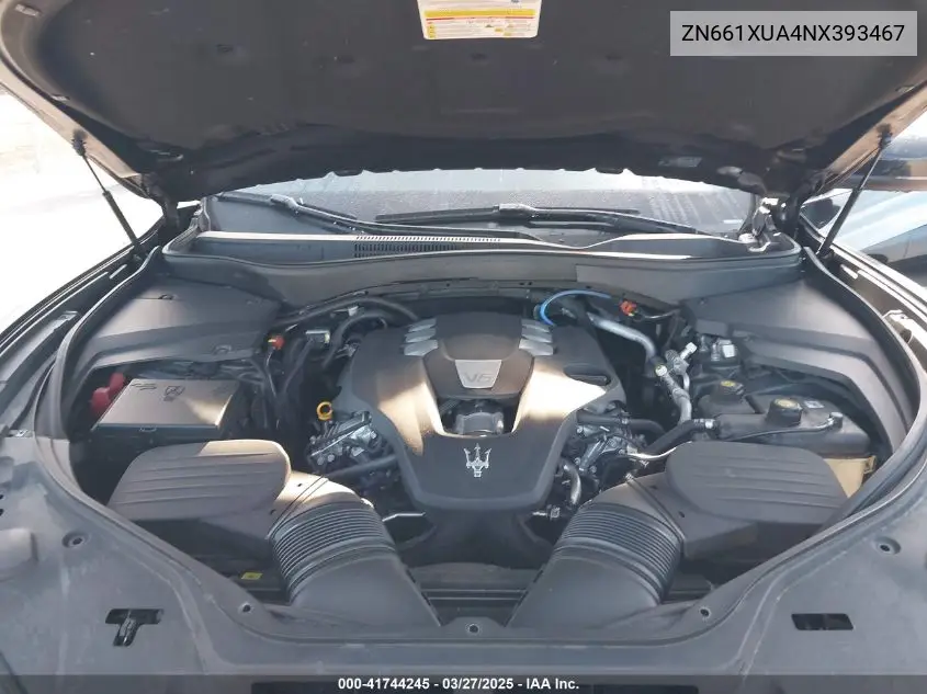 2022 Maserati Levante Gt VIN: ZN661XUA4NX393467 Lot: 41744245