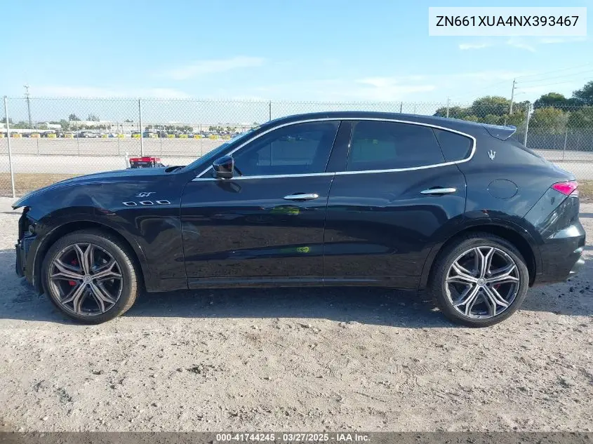 2022 Maserati Levante Gt VIN: ZN661XUA4NX393467 Lot: 41744245