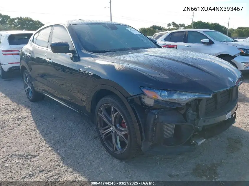 2022 Maserati Levante Gt VIN: ZN661XUA4NX393467 Lot: 41744245