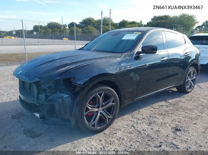 2022 Maserati Levante Gt VIN: ZN661XUA4NX393467 Lot: 41744245