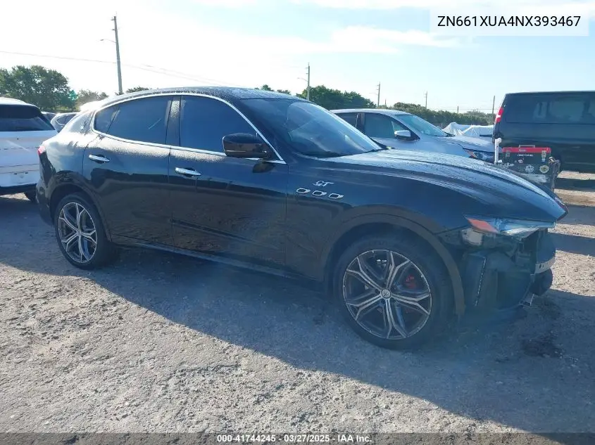 2022 Maserati Levante Gt VIN: ZN661XUA4NX393467 Lot: 41744245