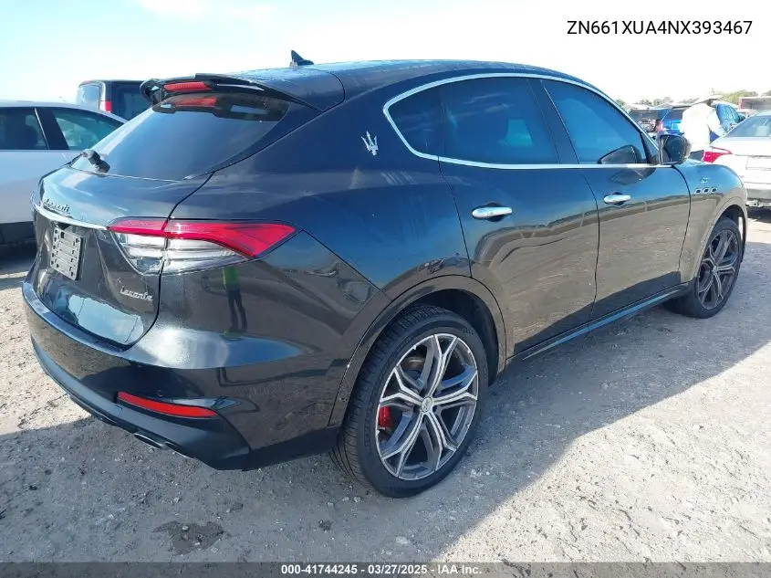 2022 Maserati Levante Gt VIN: ZN661XUA4NX393467 Lot: 41744245