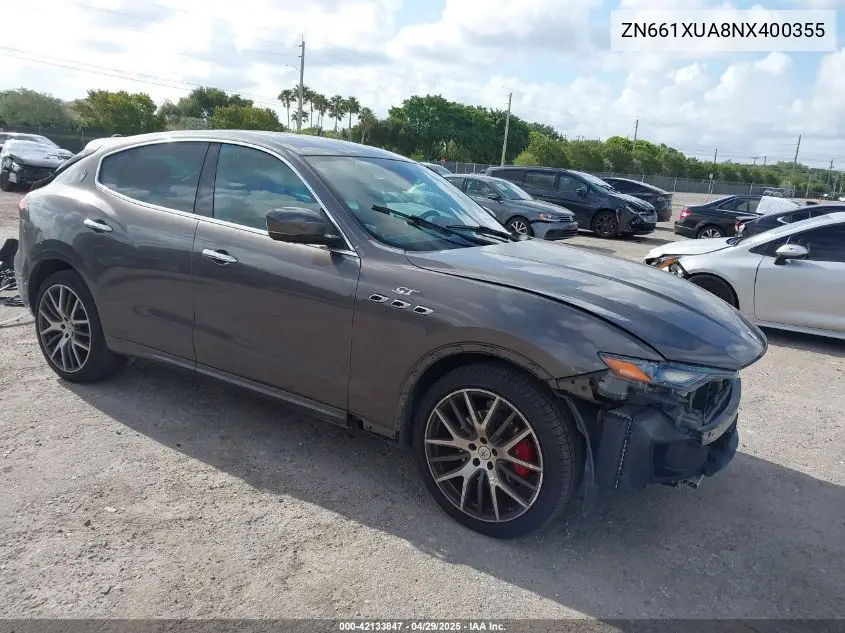 2022 Maserati Levante Gt VIN: ZN661XUA8NX400355 Lot: 42133847