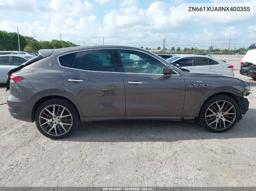 2022 Maserati Levante Gt VIN: ZN661XUA8NX400355 Lot: 42133847