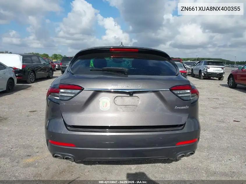 2022 Maserati Levante Gt VIN: ZN661XUA8NX400355 Lot: 42133847