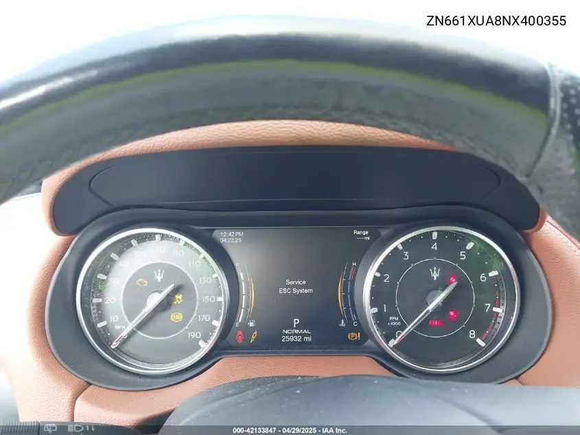 2022 Maserati Levante Gt VIN: ZN661XUA8NX400355 Lot: 42133847