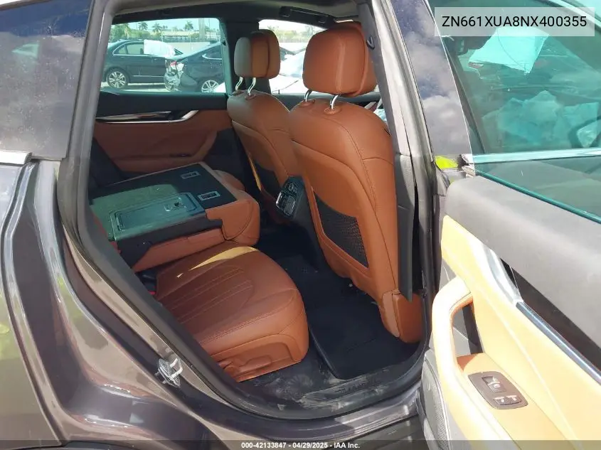 2022 Maserati Levante Gt VIN: ZN661XUA8NX400355 Lot: 42133847