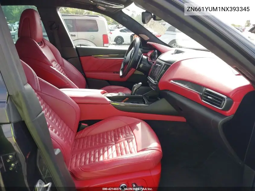 2022 Maserati Levante Modena VIN: ZN661YUM1NX393345 Lot: 42148370