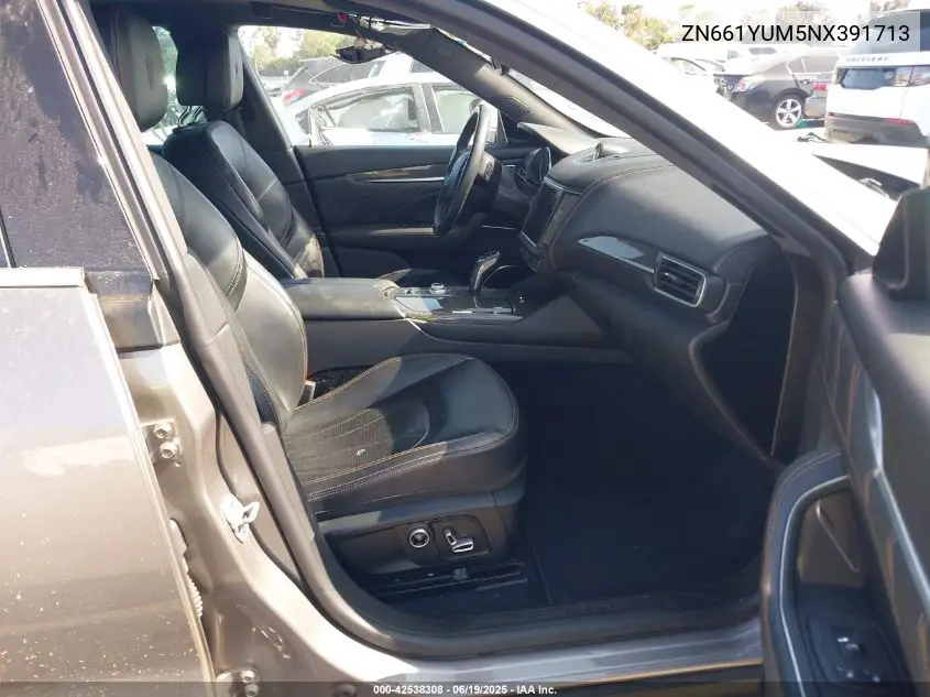2022 Maserati Levante Modena VIN: ZN661YUM5NX391713 Lot: 42538308