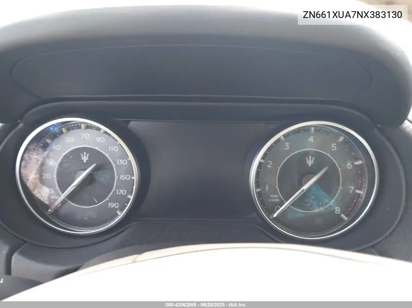 2022 Maserati Levante Gt VIN: ZN661XUA7NX383130 Lot: 42562588