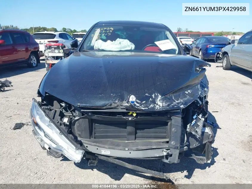 2023 Maserati Levante Modena VIN: ZN661YUM3PX429958 Lot: 41844196