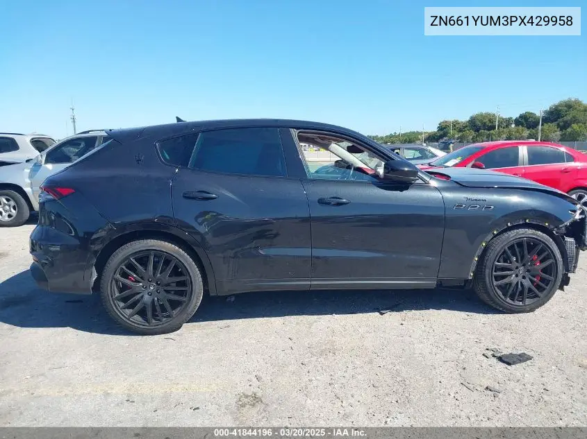 2023 Maserati Levante Modena VIN: ZN661YUM3PX429958 Lot: 41844196