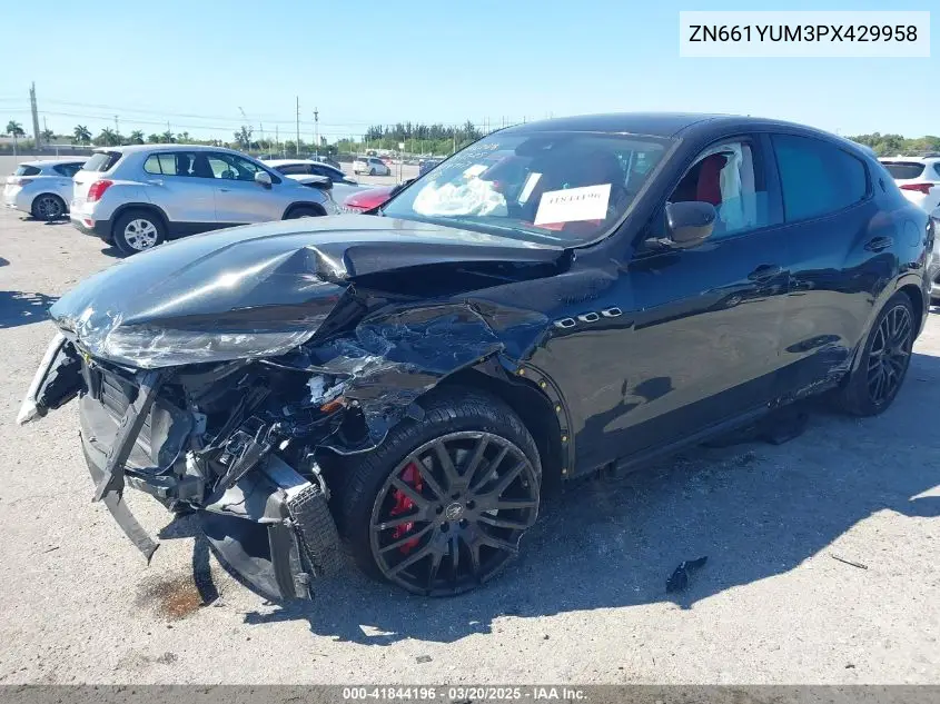 2023 Maserati Levante Modena VIN: ZN661YUM3PX429958 Lot: 41844196