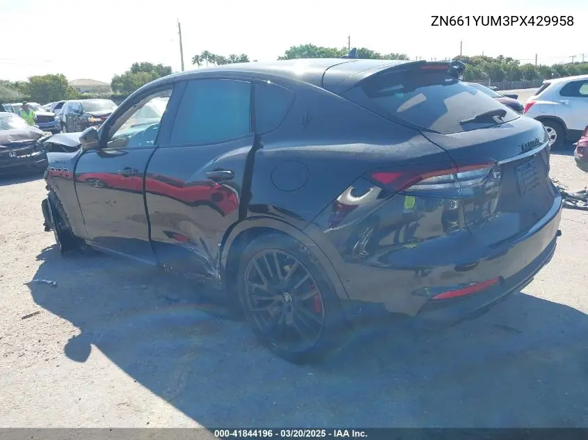 2023 Maserati Levante Modena VIN: ZN661YUM3PX429958 Lot: 41844196