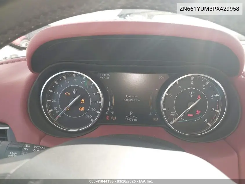 2023 Maserati Levante Modena VIN: ZN661YUM3PX429958 Lot: 41844196