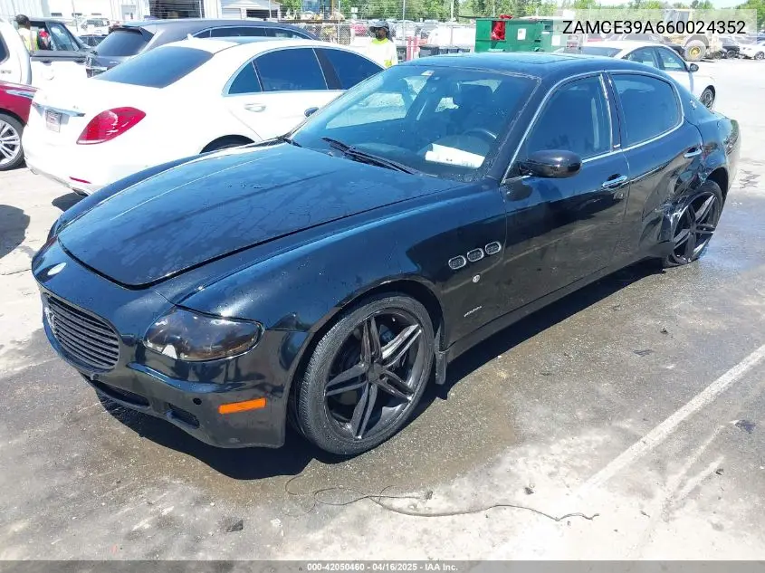 2006 Maserati Quattroporte Executive Gt/Sport Gt VIN: ZAMCE39A660024352 Lot: 42050460