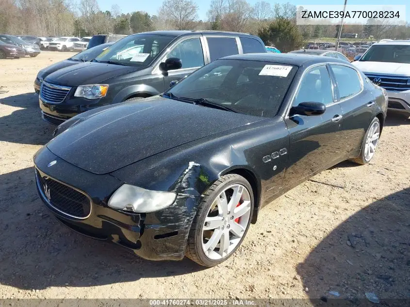 2007 Maserati Quattroporte Base Duoselect/Executive Duoselect/Sport Gt Duoselect VIN: ZAMCE39A770028234 Lot: 41760274