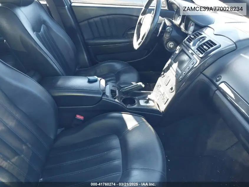 2007 Maserati Quattroporte Base Duoselect/Executive Duoselect/Sport Gt Duoselect VIN: ZAMCE39A770028234 Lot: 41760274