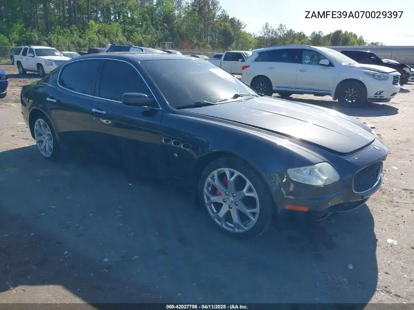 2007 Maserati Quattroporte Base Automatic/Executive Gt Automatic/Sport Gt Automatic VIN: ZAMFE39A070029397 Lot: 42027798