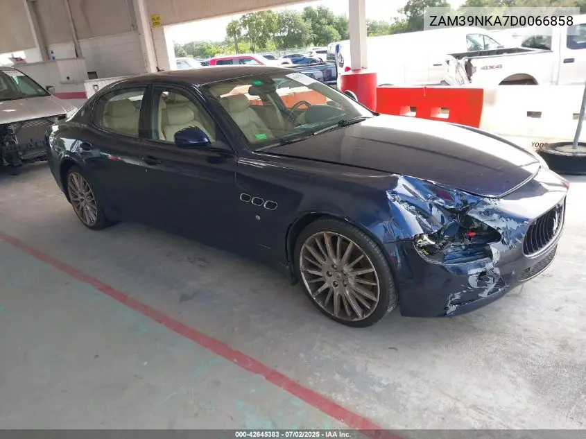 2013 Maserati Quattroporte S VIN: ZAM39NKA7D0066858 Lot: 42645383