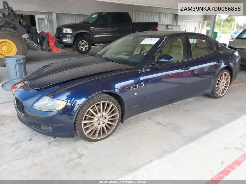 2013 Maserati Quattroporte S VIN: ZAM39NKA7D0066858 Lot: 42645383
