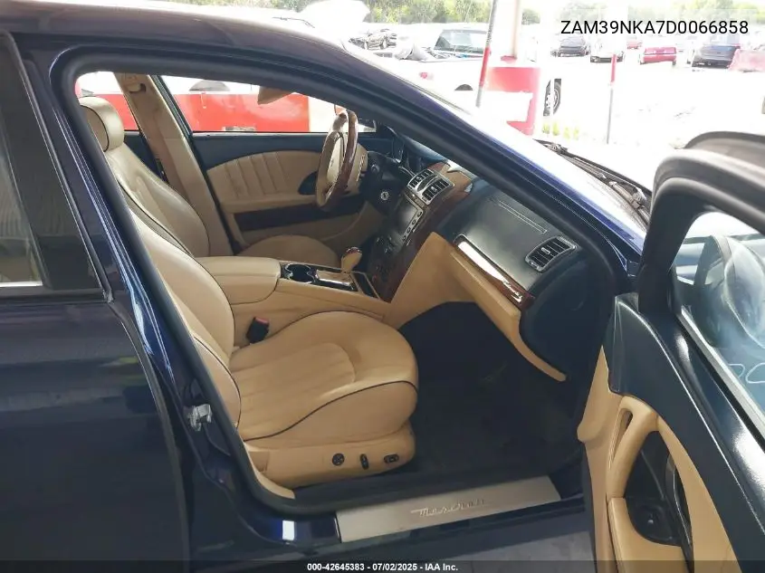 2013 Maserati Quattroporte S VIN: ZAM39NKA7D0066858 Lot: 42645383