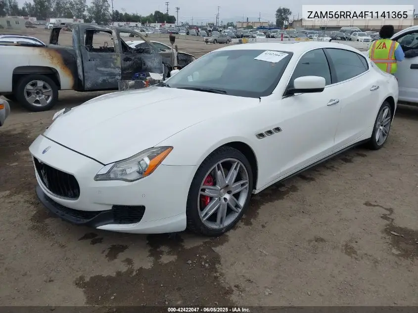 2015 Maserati Quattroporte S Q4 VIN: ZAM56RRA4F1141365 Lot: 42422047