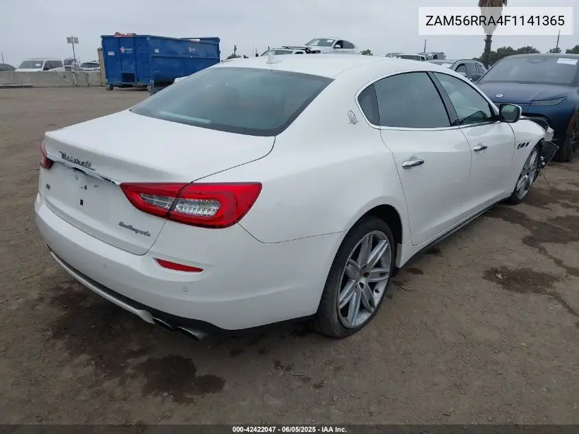 2015 Maserati Quattroporte S Q4 VIN: ZAM56RRA4F1141365 Lot: 42422047
