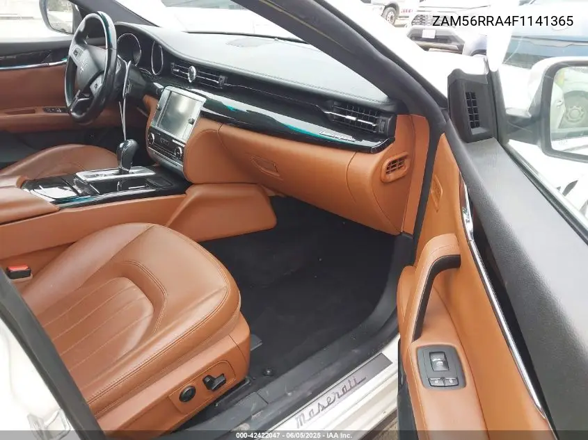 2015 Maserati Quattroporte S Q4 VIN: ZAM56RRA4F1141365 Lot: 42422047