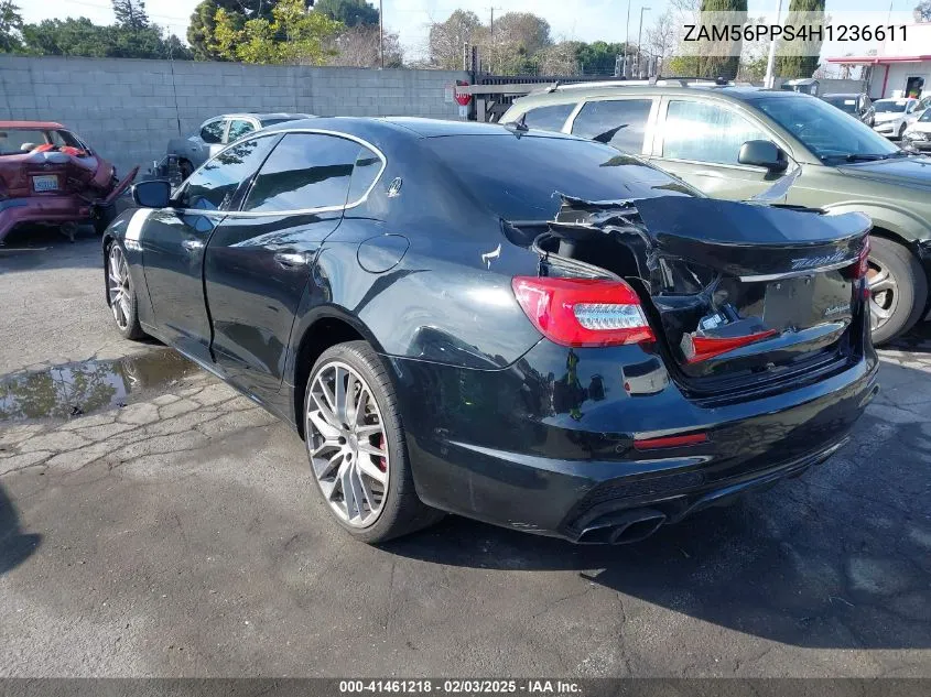 2017 Maserati Quattroporte Gts Gransport VIN: ZAM56PPS4H1236611 Lot: 41461218
