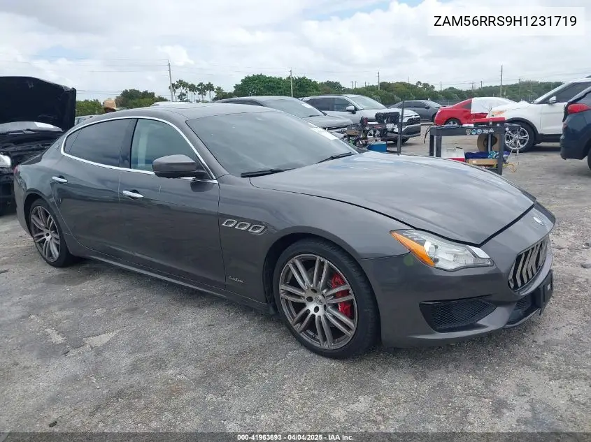 2017 Maserati Quattroporte S Q4 Gransport VIN: ZAM56RRS9H1231719 Lot: 41963693
