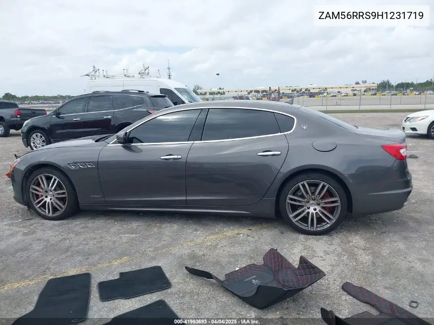 2017 Maserati Quattroporte S Q4 Gransport VIN: ZAM56RRS9H1231719 Lot: 41963693