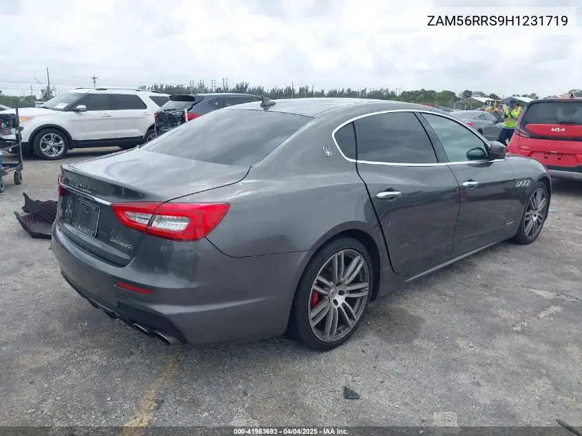 2017 Maserati Quattroporte S Q4 Gransport VIN: ZAM56RRS9H1231719 Lot: 41963693
