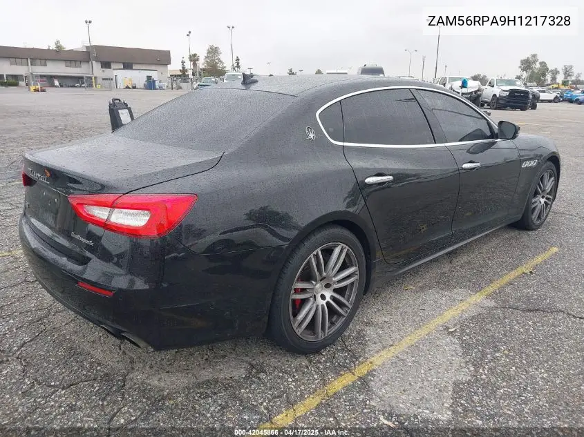 2017 Maserati Quattroporte S VIN: ZAM56RPA9H1217328 Lot: 42045866