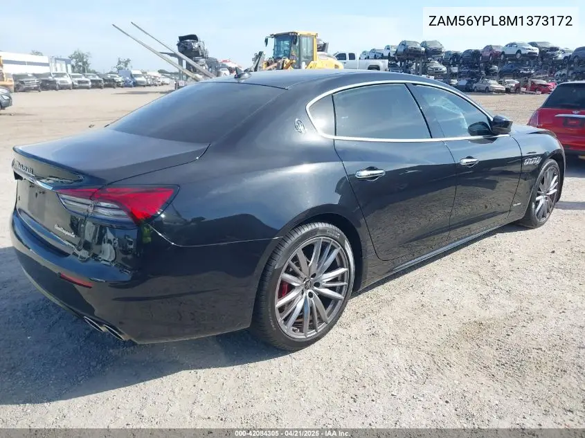 2021 Maserati Quattroporte S Granlusso VIN: ZAM56YPL8M1373172 Lot: 42084305