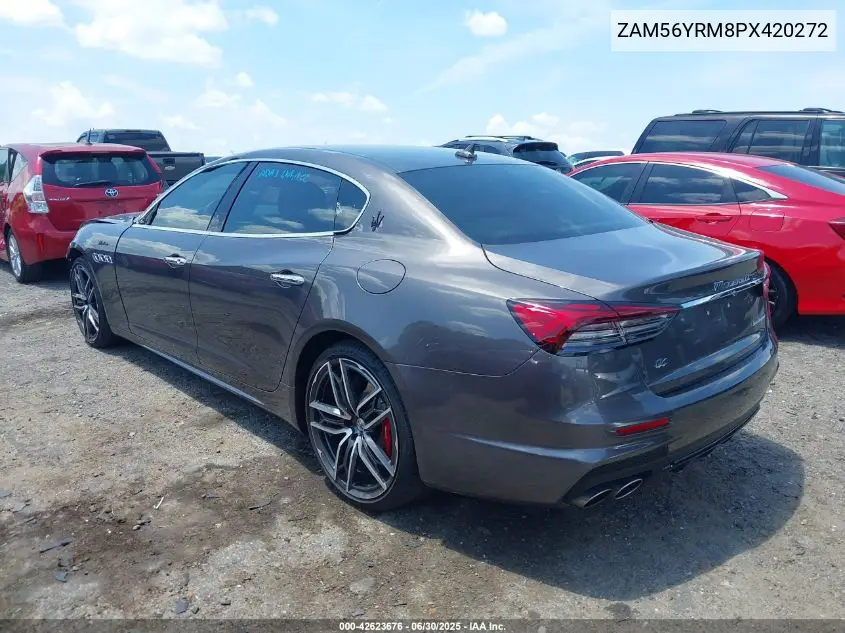2023 Maserati Quattroporte Modena Q4 VIN: ZAM56YRM8PX420272 Lot: 42623676