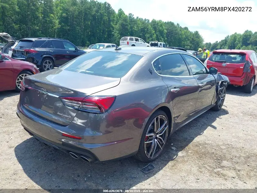 2023 Maserati Quattroporte Modena Q4 VIN: ZAM56YRM8PX420272 Lot: 42623676