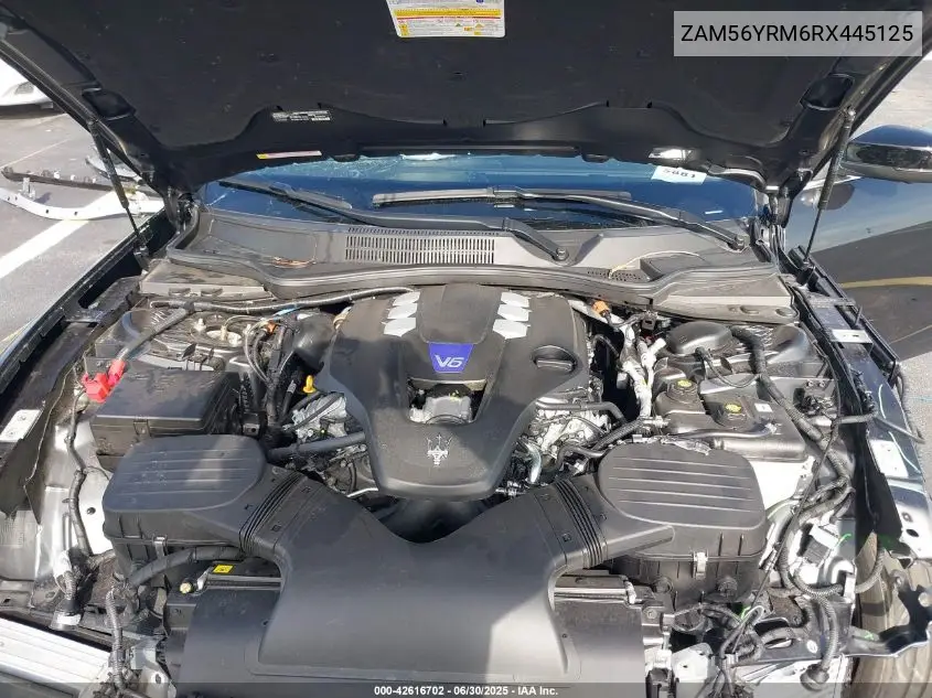 2024 Maserati Quattroporte Modena Ultima Q4 VIN: ZAM56YRM6RX445125 Lot: 42616702