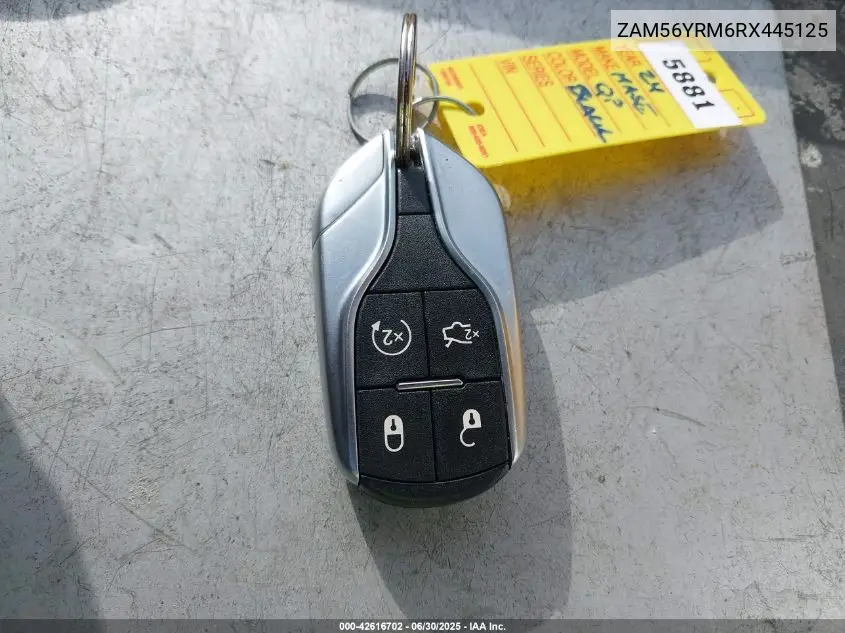 2024 Maserati Quattroporte Modena Ultima Q4 VIN: ZAM56YRM6RX445125 Lot: 42616702