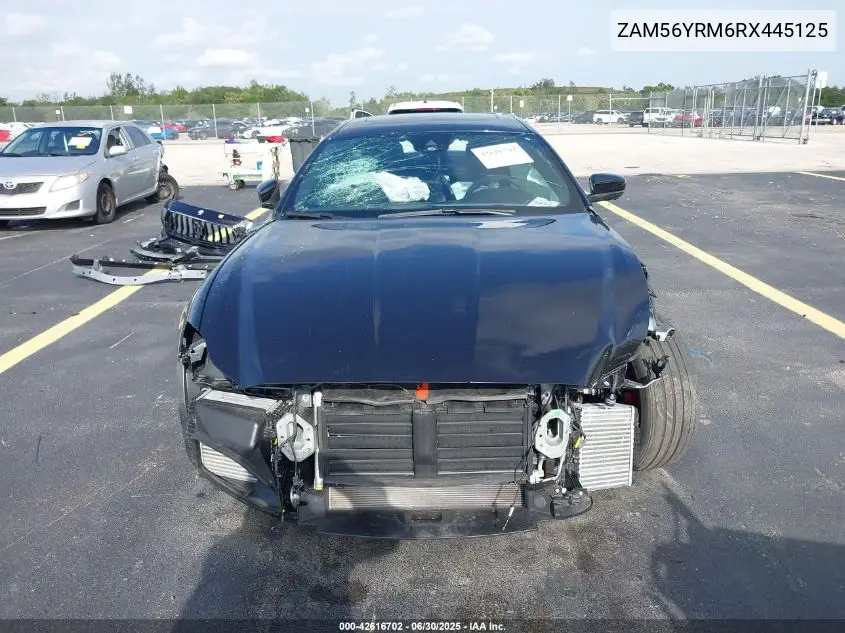 2024 Maserati Quattroporte Modena Ultima Q4 VIN: ZAM56YRM6RX445125 Lot: 42616702