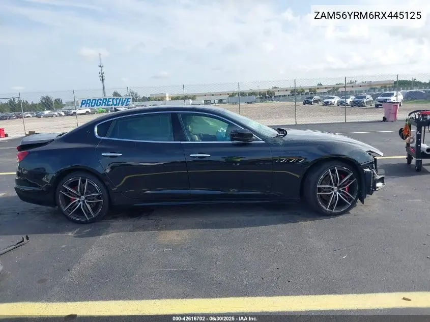 2024 Maserati Quattroporte Modena Ultima Q4 VIN: ZAM56YRM6RX445125 Lot: 42616702