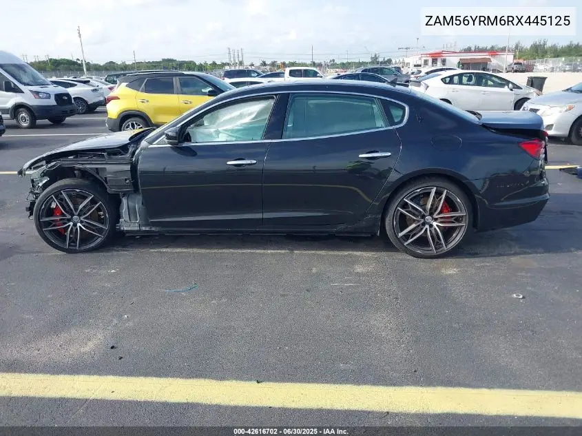 2024 Maserati Quattroporte Modena Ultima Q4 VIN: ZAM56YRM6RX445125 Lot: 42616702