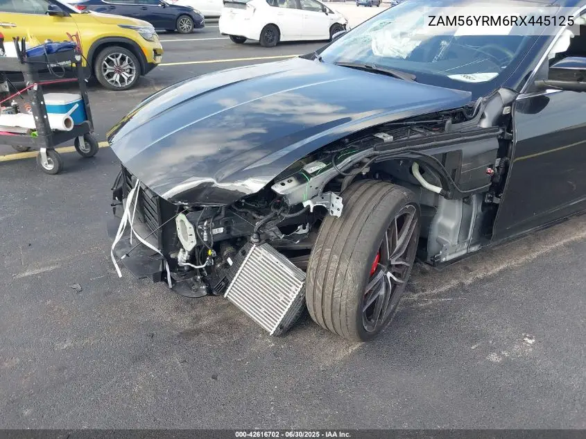 2024 Maserati Quattroporte Modena Ultima Q4 VIN: ZAM56YRM6RX445125 Lot: 42616702