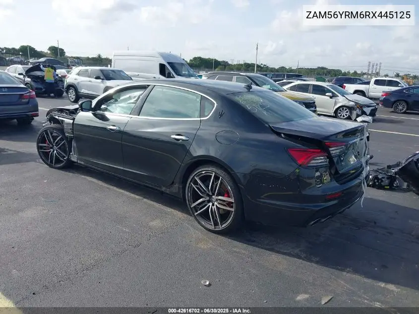 2024 Maserati Quattroporte Modena Ultima Q4 VIN: ZAM56YRM6RX445125 Lot: 42616702