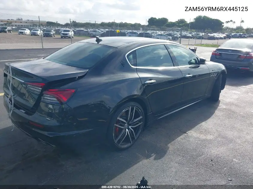 2024 Maserati Quattroporte Modena Ultima Q4 VIN: ZAM56YRM6RX445125 Lot: 42616702