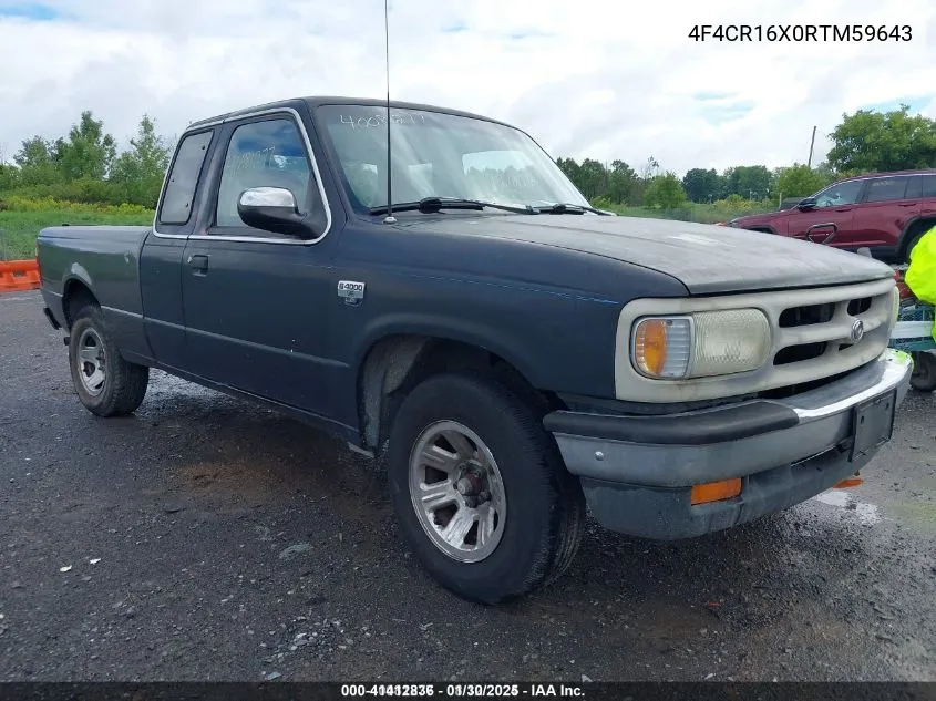 1994 Mazda B4000 Cab Plus VIN: 4F4CR16X0RTM59643 Lot: 41412836