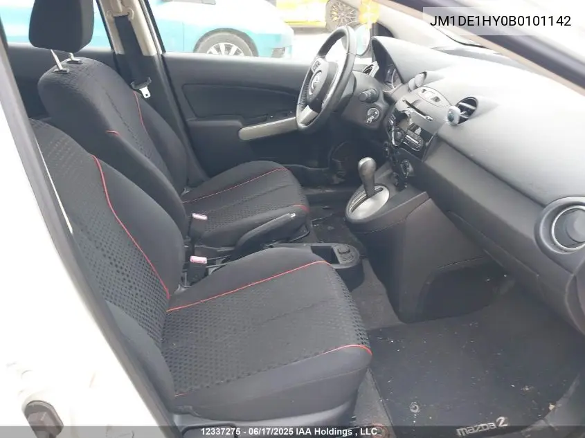 2011 Mazda Mazda2 Gs/Gx VIN: JM1DE1HY0B0101142 Lot: 12337275